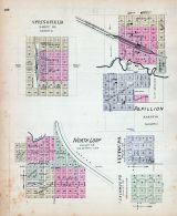 Springfield, Papillion, North Loup, Nebraska State Atlas 1885